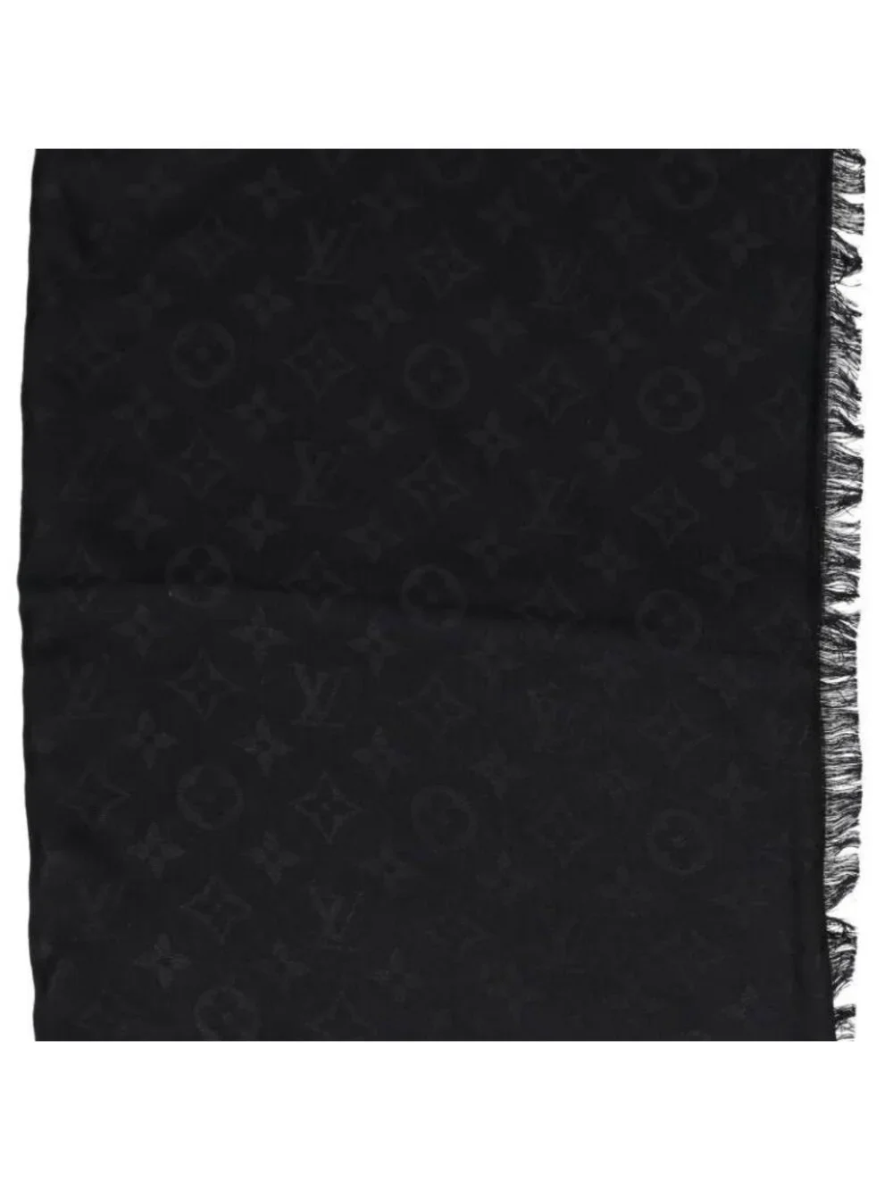 Louis Vuitton Silk Blend Monogram Shawl Scarf